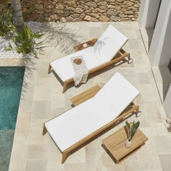 Paralel chaise longue