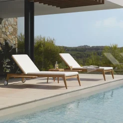 Paralel chaise longue