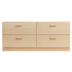 Relief Chest of drawers, low with plinth