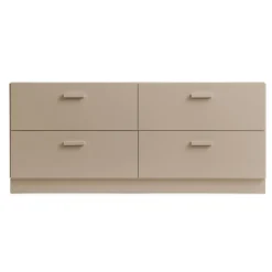 Relief Chest of drawers, low with plinth