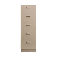 Relief Chest of drawers, tall with plinth