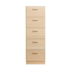 Relief Chest of drawers, tall with plinth