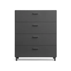 Relief Chest of drawers, wide with legs