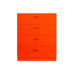 Relief Chest of drawers wide with plinth