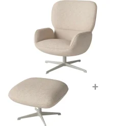 Ripon - Fauteuil + repose-pieds Monza