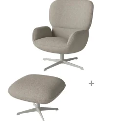 Ripon - Fauteuil + repose-pieds Monza