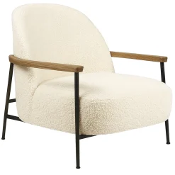 Séjour lounge chair - Avec accoudoir - Karakorum 001/ Noir (Outlet)