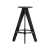 Slab tabouret noir