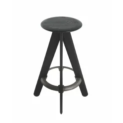 Slab tabouret noir
