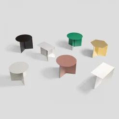 Slit Table rectangle miroir