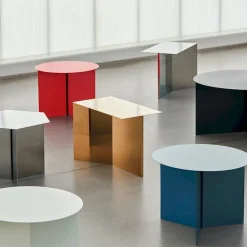 Slit Table rectangle miroir