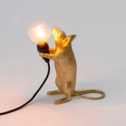 Souris lampe step gold