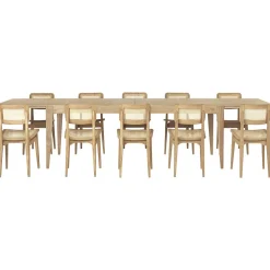 S-Table rectangulaire chêne naturel