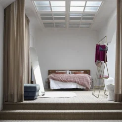 Standing Floor Mirror Brass