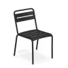 Star Chaise en aluminium - Noir (Outlet)