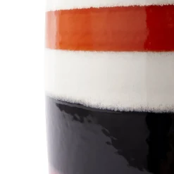 Striped Pill Side Table