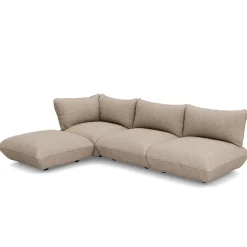 Sumo canapé d’angle - Bouclé recyclé