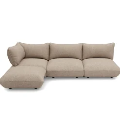 Sumo canapé d’angle - Bouclé recyclé