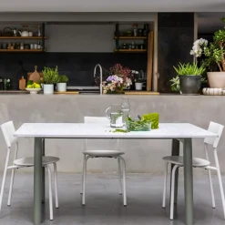 Table à Manger New Modern en Plastique Recyclé