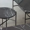 Table d'appoint / Rebar Marbre rond