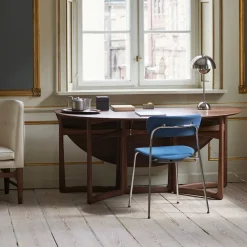 Table drop leaf HM6 - noyer huilé