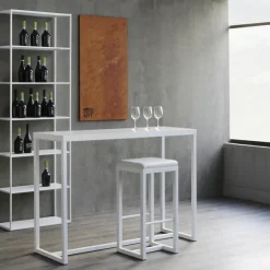 Table haute Big Brother - Blanc