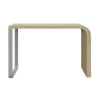 Table haute Brunch 140 cm - Chêne blanchi / Chrome mat (Outlet)