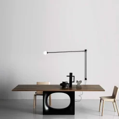 Table Holo effet Noyer