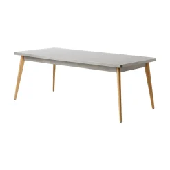 Table rectangle 55 - pieds bois
