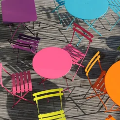 Table ronde pliante Bistro