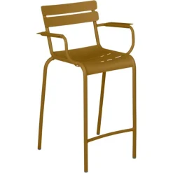 Tabouret bridge Luxembourg avec accoudoirs - Lot de 2