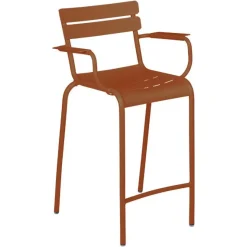 Tabouret bridge Luxembourg avec accoudoirs - Lot de 2