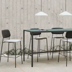 Tabouret de bar soft edge P10 avec revêtement