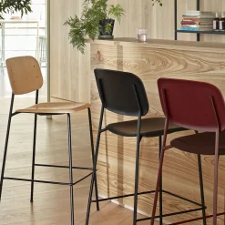 Tabouret de bar soft edge 90