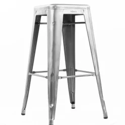 Tabouret H75 brut verni brillant