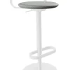 Tabouret Mak - Blanc / Gris (Outlet)