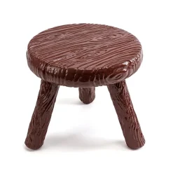 Tabouret Milk - Marron