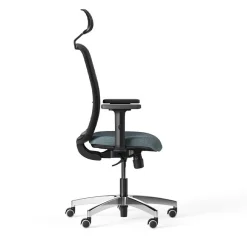 Takk Black Fauteuil De Bureau - Avec Appuie-Tête