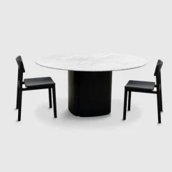 Tantra table ronde - Noir (Outlet)