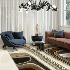 Tapis Liquid Layers rectangulaire