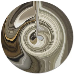 Tapis Liquid Layers rond