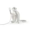 The Monkey Lamp Sitting