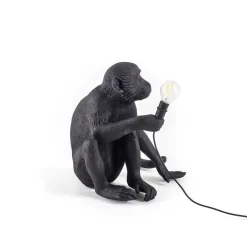 The Monkey Lamp Sitting