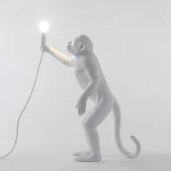 The Monkey Lamp Standing blanc - Indoor