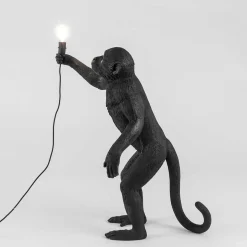 The Monkey Lamp Standing noir outdoor