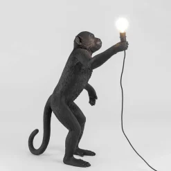 The Monkey Lamp Standing noir outdoor