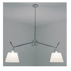 Tolomeo suspension 2 bras basculante parchemin