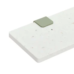 Trio étagères murales plastique recyclé Blanc Venezia