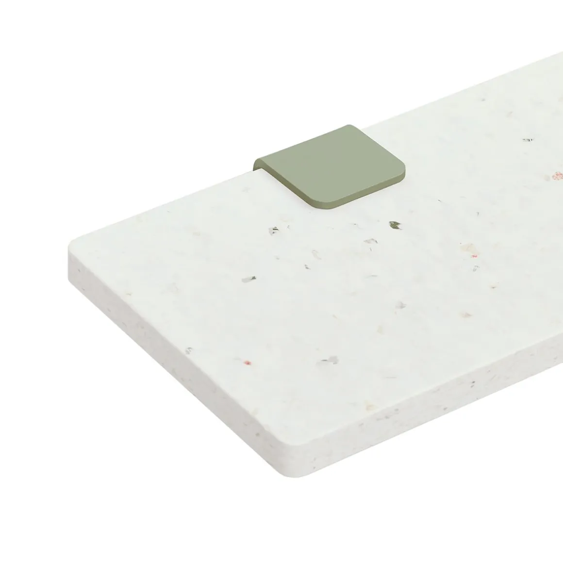 Trio étagères murales plastique recyclé Blanc Venezia