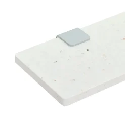 Trio étagères murales plastique recyclé Blanc Venezia